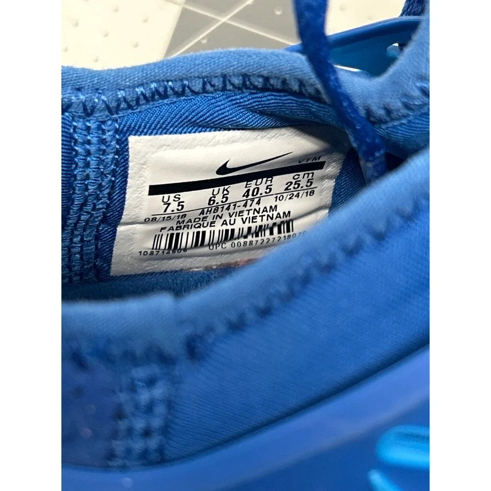 Nike Free Metcon Training Shoes‎ Mens 7.5 Blue White Black Sneakers Gym Workout